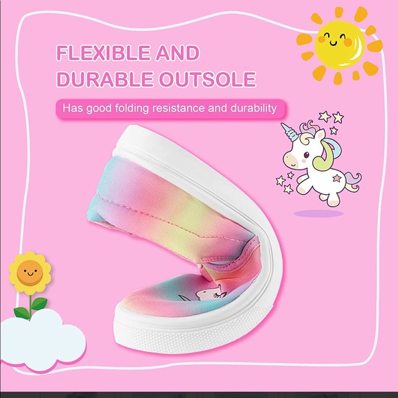 New JOSINY Kids Shoes  Casual Canvas Sneakers Slip On Lazy Tennis Loafers - Picture 8 of 15